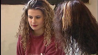 Mature and her girl licking pussy