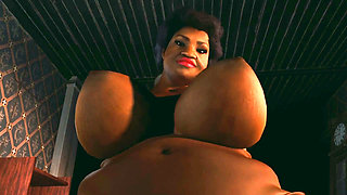 Thick Black Samantha Rides on Top