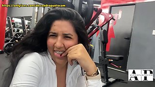 🍑🔥 The Juicy Gym Girl Gets Horny While Training – Real Creampie 💦
