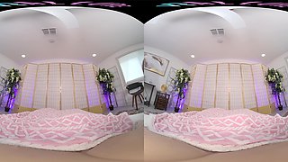 Brunette Group Sex Passion in a Small Tit Lingerie VR Rush