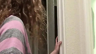 Lesbian French Babes Foursome Fun - Big Tits & Dildos After Pajama Party