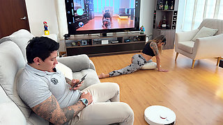 WTF? The stepfather used the robot vacuum cleaner so his stepdaughter could sit on a dildo!