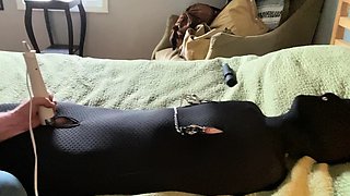 Blonde amateur MILF pov toys fingering shaved cunt