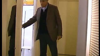 Grandpa's Visiting a Friend and Taking Advantage of It to Bang His Wife!