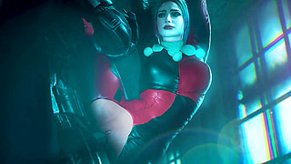 Harley Quinn Sucks and Fucks Batman After Profitable Villainy - Passionate 3D Animation