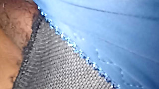 Stepniece in the Blue Lingerie with a Nice Ass