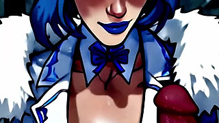 Warmed up the Snow Maiden with hot cum