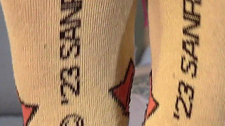 Alessandra's Post Gym Socks - Dreamgirls in Socks