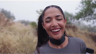 Beautiful Pawg Gets Ass Punished And Tied Up For A Piss Drink In An Olive Grove - Nuria Millan