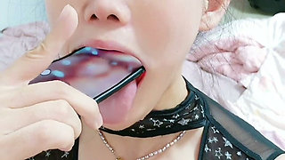Custom Video, Throat Clamp,uvulafetish, BDSM Throat Training