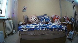 Stepmom with Big Ass Masturbates Big Pussy and Cums Every Day