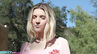 Stepfather loves my teenage pussy the most (Maria Angel)