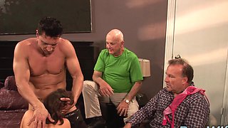 Watch Veronica's luscious lips wrap around a throbbing cock in HD