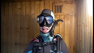 Scuba Agent Lucy Returns Underwater Diver Searches for Secret Device