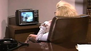 Hot brunette amateur MILF rides hubbys cock