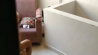 Devar Bhabhi - Hard Fucked In Doggy Style And On Top In The Living Room While Cuckold Watches Us