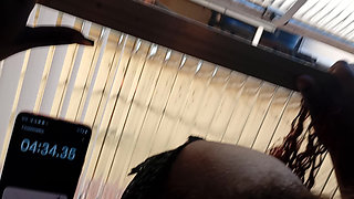 I rubbed my dick on the ass of this one of several in shorts