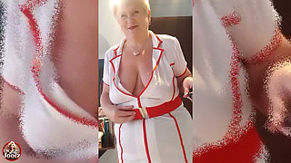 Naughty Nurse Striptease!