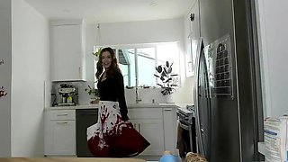 Brunette babe chelsea french solo masturbation