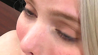 Innocent Looking Blonde Gets a Reality Check