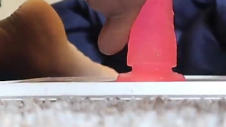 Riding Big Dildo Amazing Intense Creaming Orgasms