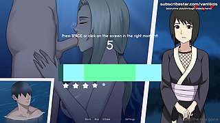 Naruto: Kunoichi Trainer - Virgin Blonde MILF Tsunade with Perfect Body Has Her First Sex Outdoor Underwater with an 18yo Boy