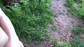 18yo Cutie Gives a Blowjob and Swallows on the River Bank