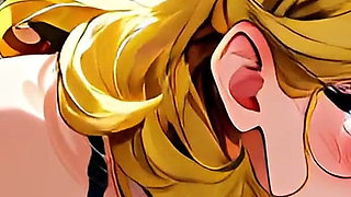 Married French Blonde MILF Seduced in Fitting Room - Ai Animation