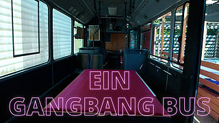 Gangbang Bus Vol. 1 - Freya Fucks a Bunch of Anoymous Guys and Drain Their Balls
