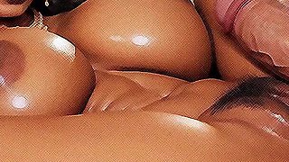 Hot Girl Sex in Cum Party.curvy Woman with Big Tits, Big Dick,cumshot, Hot Sex, Bukkake