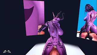 Spooky Season - Demongirl Lilith dances on your Dick - 3D VR Hentai Sex Animation by VirtualHeaven