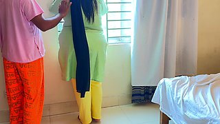 Hot Along Aunty Fuck Me Hard in Bed!