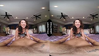 UP CLOSE VR - Cuckold Man Wants To Watch You Fuck His Girlfriend Kimmy Kimm On Livestream - POV