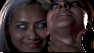 Amirah Adara & Veronica Leal Lesbian Big Tits Horror Story - Poltergeist Vol 2 Hardcore Pussy Eating