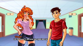 Nasty cartoon church girl Loveskysan69real gets wild in the leather and blasphemy