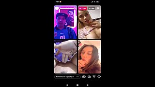 Hot Instagram Live Masturbation with Sexy Babes Part 1