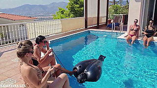 Pool Party with Our Rubber Toy