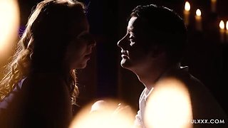 Georgia Koneva and Steve Q's Forbidden Affair - Big Tits Blowjob and Passionate Doggystyle