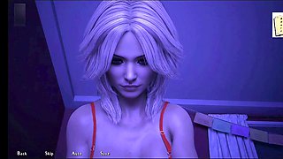 College dorm uncensored cartoon fun with a blonde teen