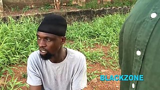 Helping Stranger Fucks Chubby Nigerian Teen with Big Natural Tits in Missionary Creampie