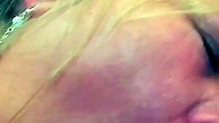 Thick blonde mature with hairy pussy fucked at home