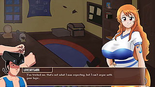 One Piece - Pirate Trainer Part 6 Nami's Big Breats by Loveskysanx