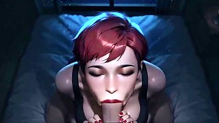 First Time Sloppy Blowjob From Stepsister's Hot Friend - POV Cum in Mouth Swallow