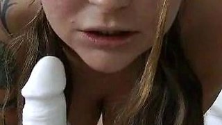 Beautiful Sonya having a horny solo toy masturbation
