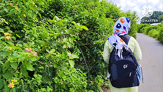 Desi College Bhabhi Hot Boobs Suking - Unknown Girl Stops My Bike, I Take Her on My Bike and Take Her Home and Kiss Her Boobs