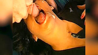 Glasses Drenched - Slut Takes Endless Facials and Cumshots
