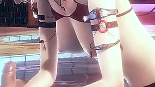 Hentai Sexy Girl Handjob and Fucked at Pool