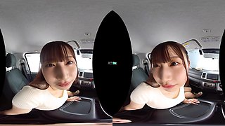 Misono Mizuhara - Hot And Sweaty Car Sex With Busty Girlfriend After Vacation