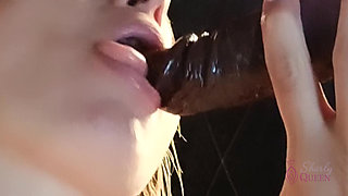 Newlywed Latina prepares for a real BBC and husband records