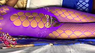 Handsome cougar wears underwear for building help temptation